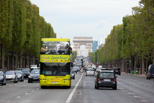 巴黎香榭丽舍大道凯旋门