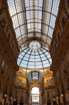 意大利米兰维多利亚二世拱廊(Galleria Vittorio Emanuele II)