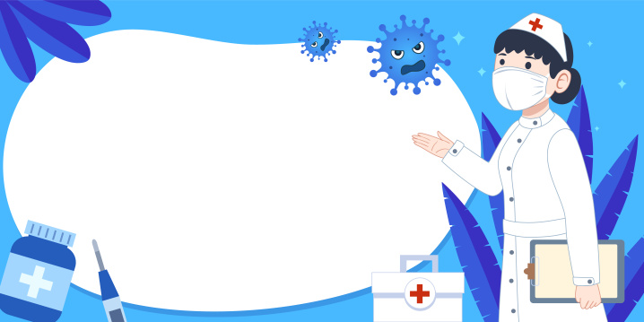 扁平女护士素材