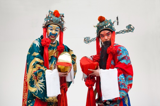 京剧文财神,武财神,