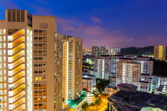 新加坡城市夜景