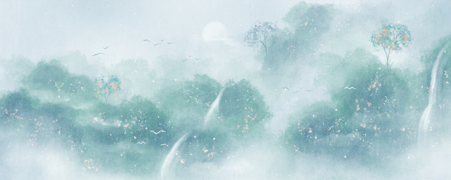 中国风意境山水画