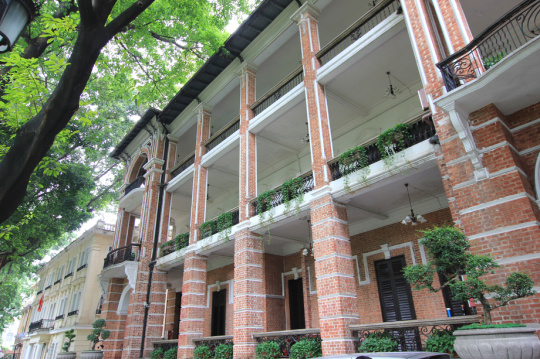 广东省广州沙面城市建筑