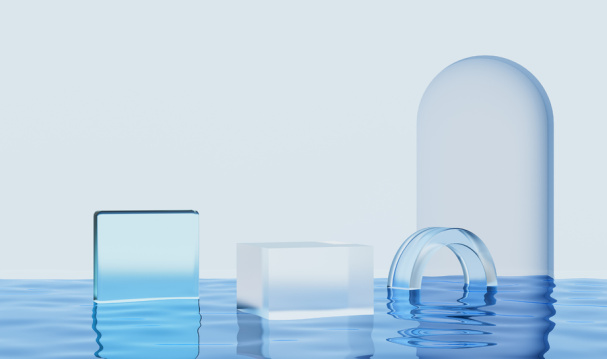 C4D风格的创意插画