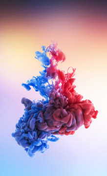 颜料在水中溶解