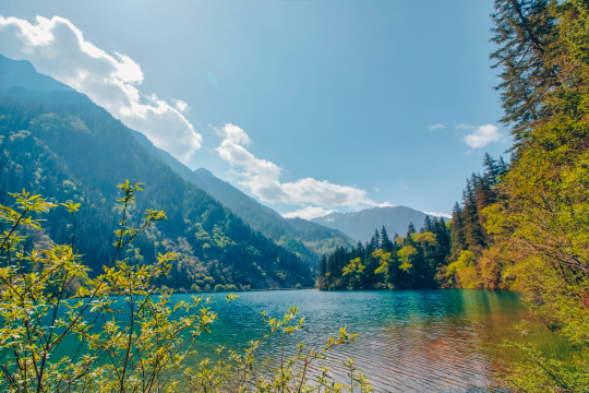 九寨沟自然风光