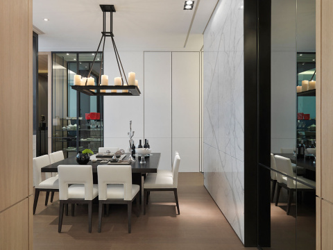 设计前卫的餐厅