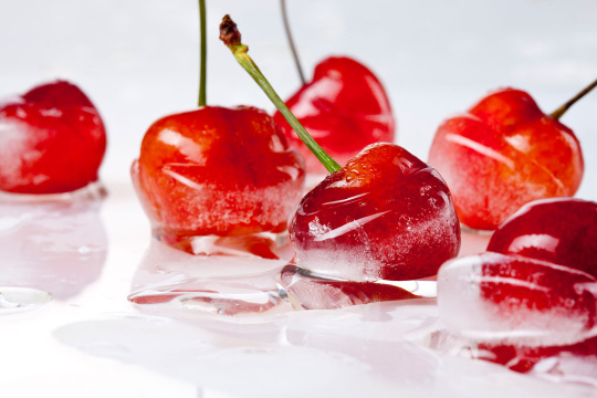 冰冻的樱桃