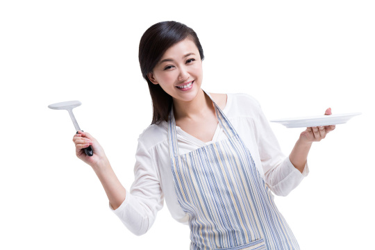 家庭主妇做饭