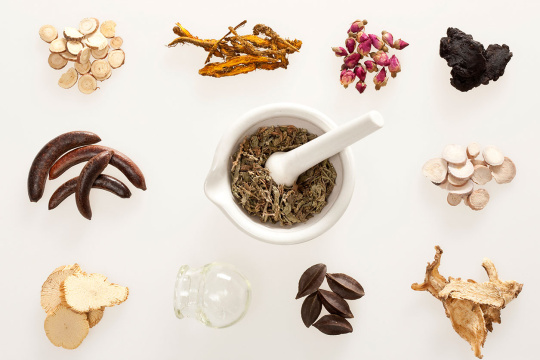 不同种类的中药