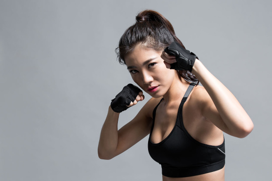 女拳击手