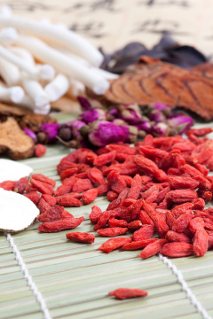 枸杞、通草、白芷、血鸡腾、玫瑰花、白术