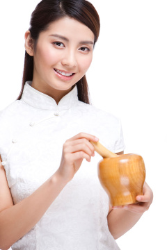 古典美女与研磨器