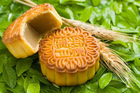 中秋月饼和茶叶