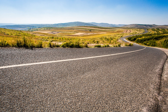 河北草原天路风光