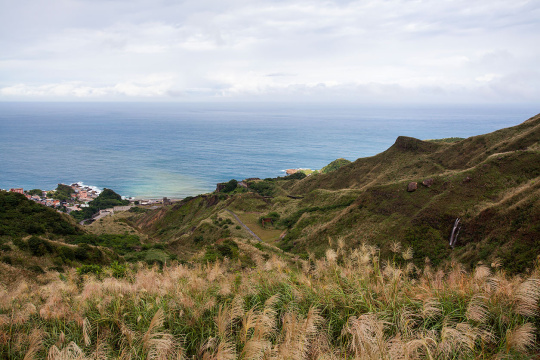 台湾省九份阴阳海美景