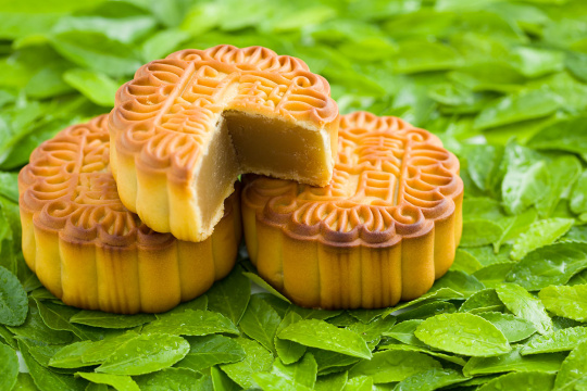 中秋月饼和茶叶