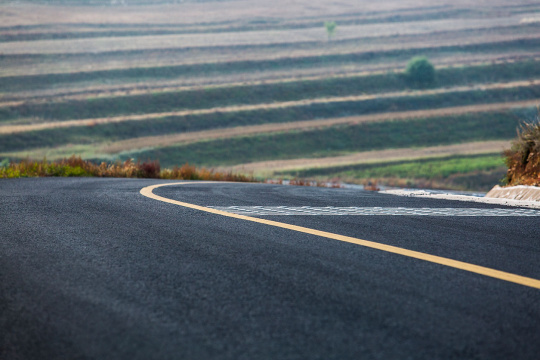 河北草原天路风光