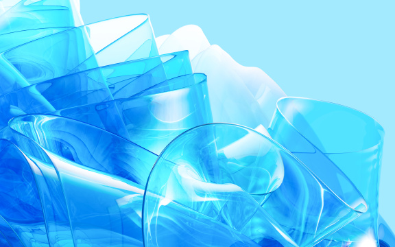 抽象玻璃渐变纹理背景3D渲染