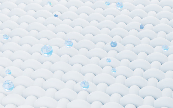 抽象编织物背景3D渲染