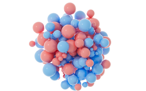 创意球体背景3D渲染