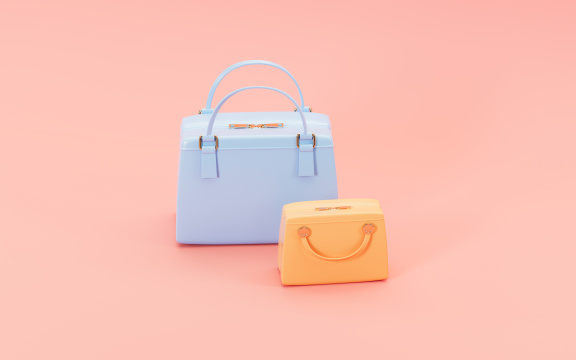 女性手提包模型3D渲染