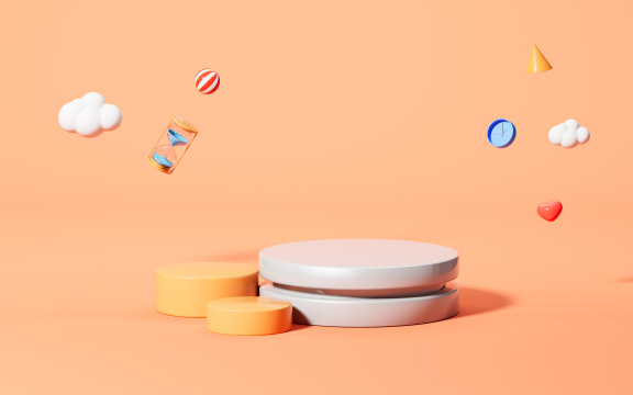 创意展示台3D渲染