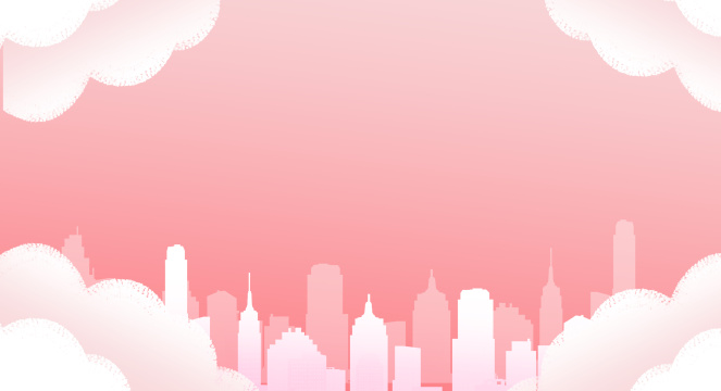 卡通手绘红色活动背景插画