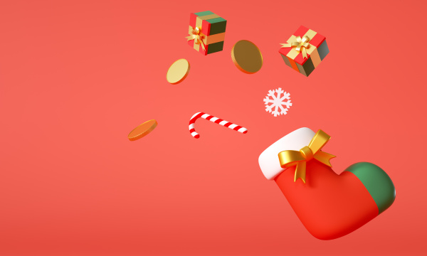 三维圣诞节圣诞树平安夜模型