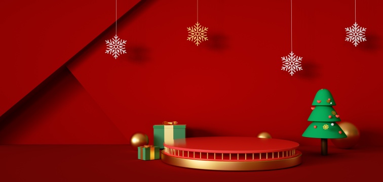 三维圣诞节圣诞树平安夜模型