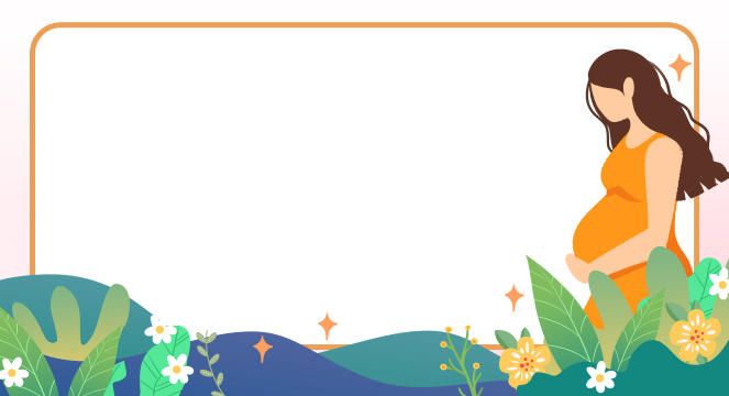 卡通手绘母婴插画