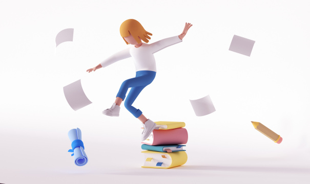  开学季教育学习读书主题