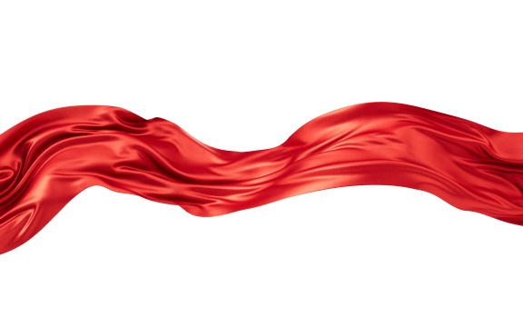 流动的布料曲线3D渲染