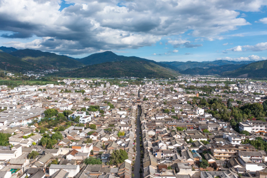中国云南大理巍山古城风景