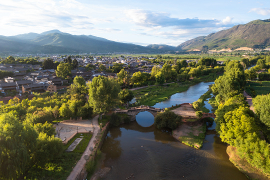 中国云南大理沙溪古镇风景