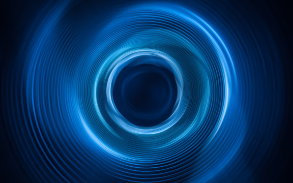 抽象渐变曲线背景3D渲染