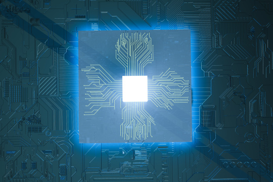 白色未来感隧道3D渲染