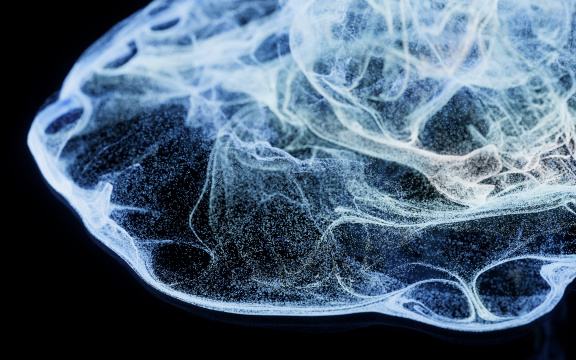 舞动的粒子3D渲染