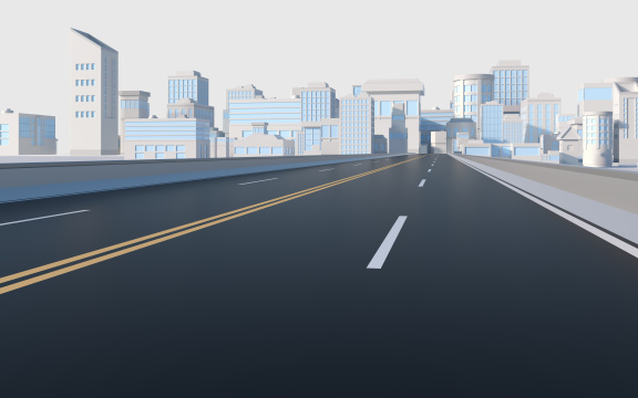 城市与道路 3D渲染