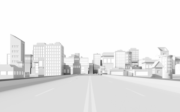 城市与道路 3D渲染