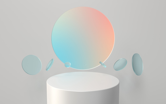 3D创意展示台 3D渲染