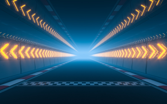 赛车赛道路面背景 3D渲染