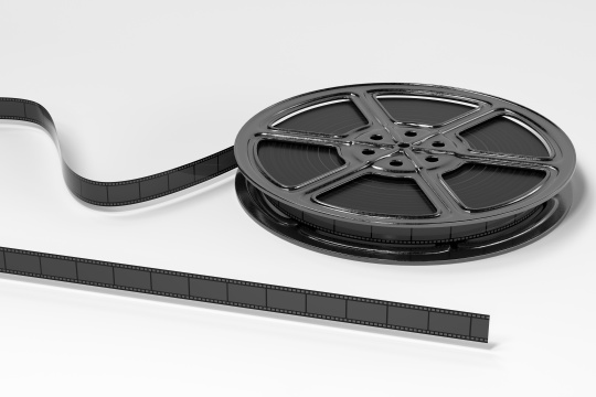 电影工业胶卷 3D渲染