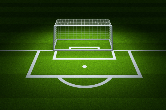 足球赛场 3D渲染