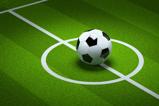 足球赛场 3D渲染