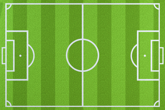 足球赛场 3D渲染