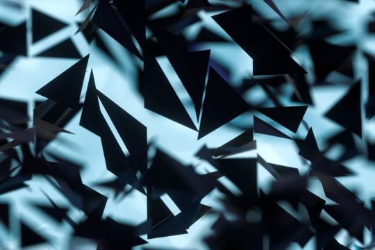 三角形结构平面背景 三维渲染