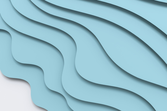 三维渲染，曲面卡纸浅色背景