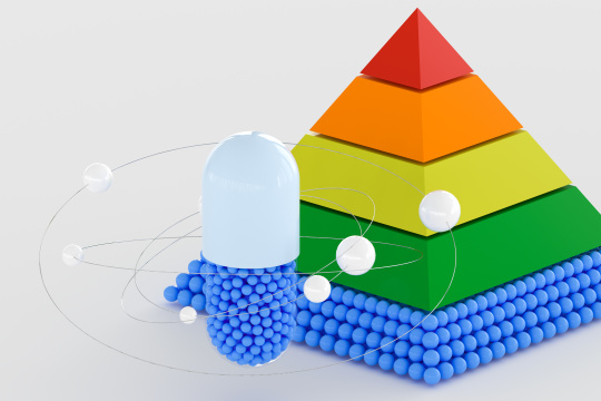 统计金字塔与胶囊，三维渲染