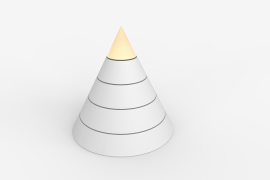 三维金字塔，三维渲染